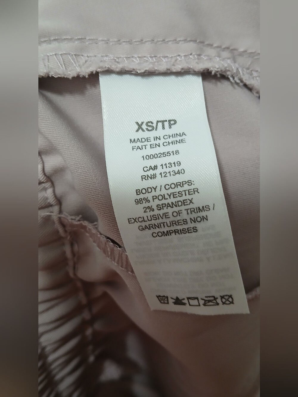 Dynamite Soft Mauve Utility Jogger Pants Silver Hardware XS - Picture 10 of 11